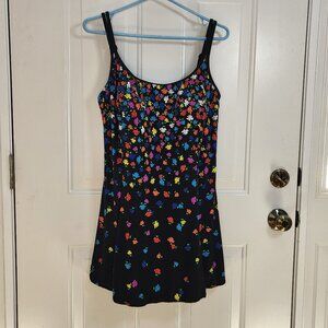 Great Great Lengths Floral Path Swim Dress